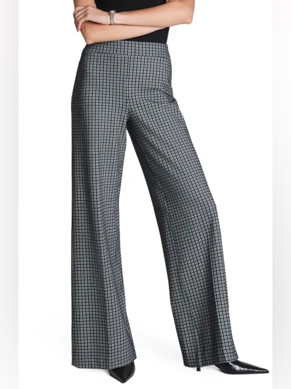 SPANXsupersmooth™ PerfectFit Ponte Wide Leg Pants MSRP $165 NWT SIZE M TALL